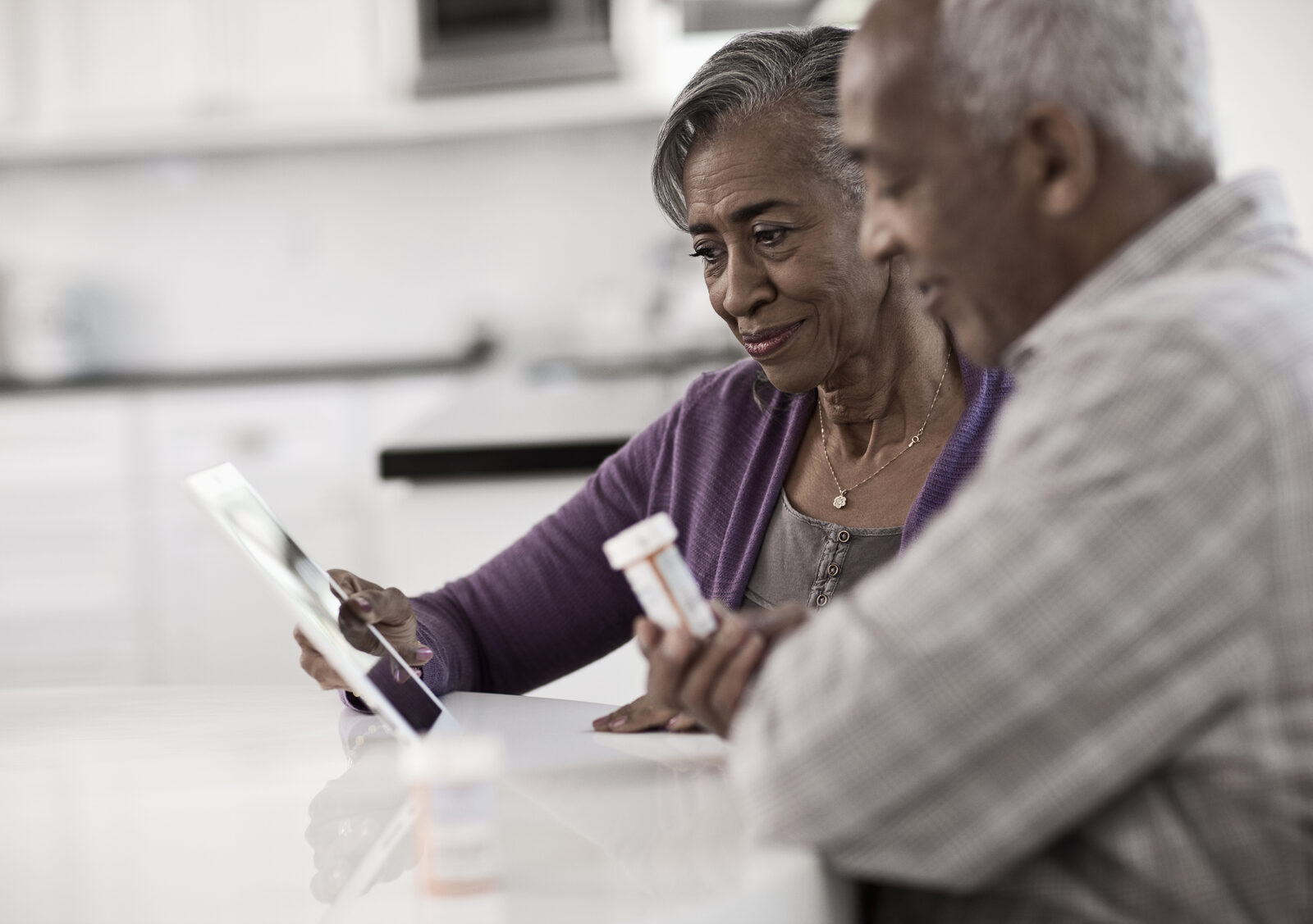 Happy senior couple with Medicare coverage
